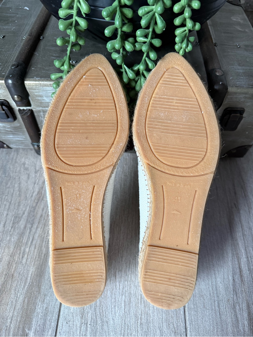 Viscata Barcelona Palafrugell Linen Espadrilles Ivory Flats — image 5 of 5